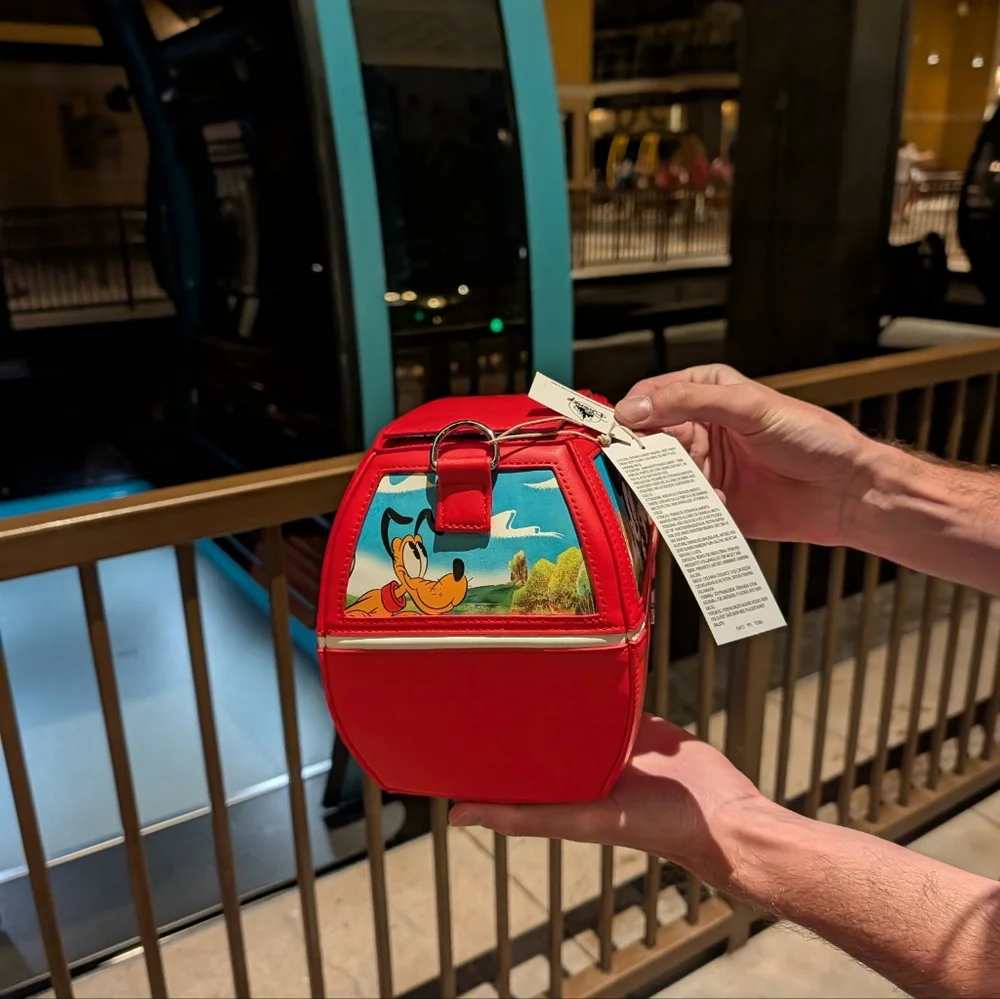 NEW Disney Parks Loungefly Skyliner Shoulder Bag Purse Mickey Mouse Donald Duck - Picture 10 of 10